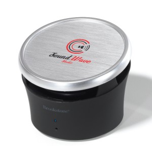 Brookstone-bluetooth-drum-speaker-with-custom-logo