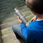 Thor Copper Vacuum Insulated 22oz Water Bottle - Lifestyle