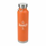 Custom Thor Copper Vacuum Insulated 22oz Water Bottle - Orange