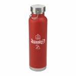 Thor Copper Vacuum Insulated 22oz Water Bottle - Red