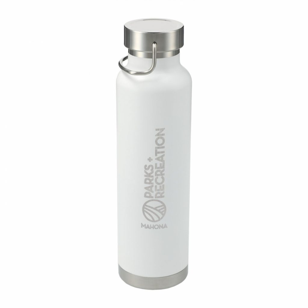 Thor Copper Vacuum Insulated 22oz Water Bottle - White