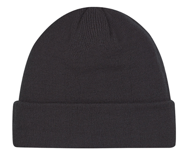 Acrylic-toque-with-micro-fleece-lining-custom-logo-black