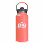 Big Swig Vacuum Insulated Powder Coated Bottle 42oz/1240ml - warm red