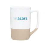 Damon-Ceramic-Mug-Two-Tone-Clay-with-logo-white