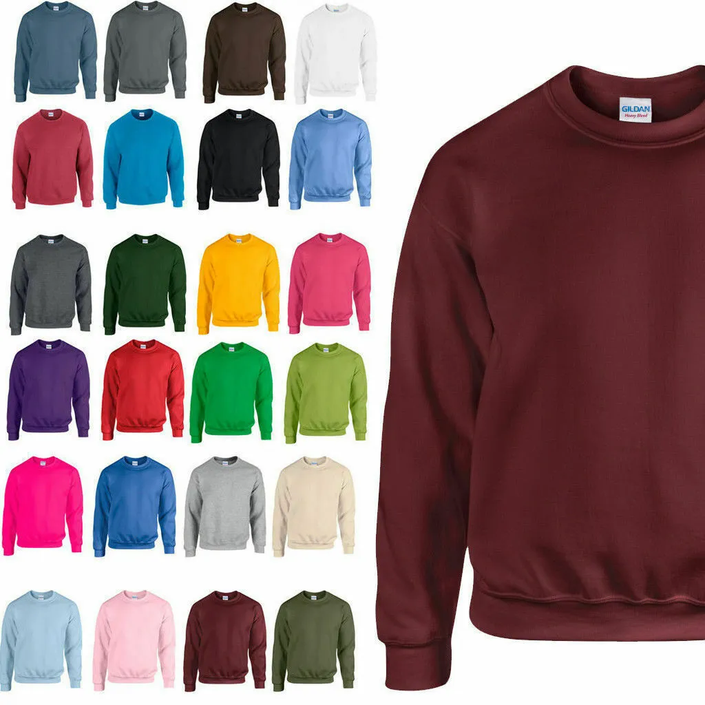 Gildan Crewneck Sweatshirt Colours