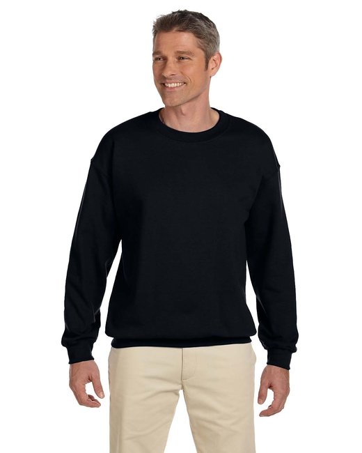 Gildan Crewneck Sweatshirt Black Front