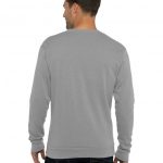 Next Level Apparel Unisex Pullover PCH Crewneck Sweatshirt Grey Back