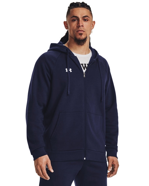 Under Armour Men's Rival Fleece Full-Zip Navy