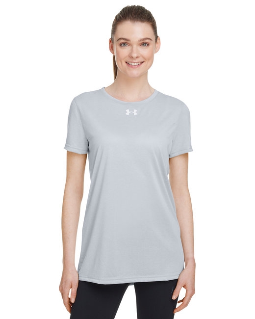 Under Armour Men's Team Tech T-Shirt Ladies Grey