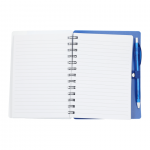 5-x-7-recycled-dual-pocket-spiral-notebook-w-pen-blue