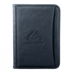 Executive DuraHyde Zippered Padfolio with FSC® Mix Paper BLUE