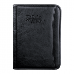 Executive DuraHyde Zippered Padfolio with FSC® Mix Paper Black