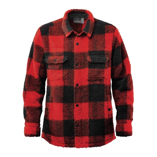 Stormtech-Caribou-Fleece-Jacket-custom-red