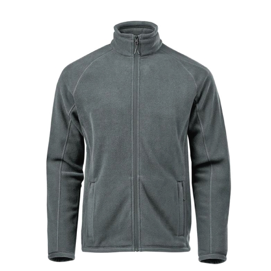 Stormtech-Montauk-fleece-jacket-custom-logo-grey