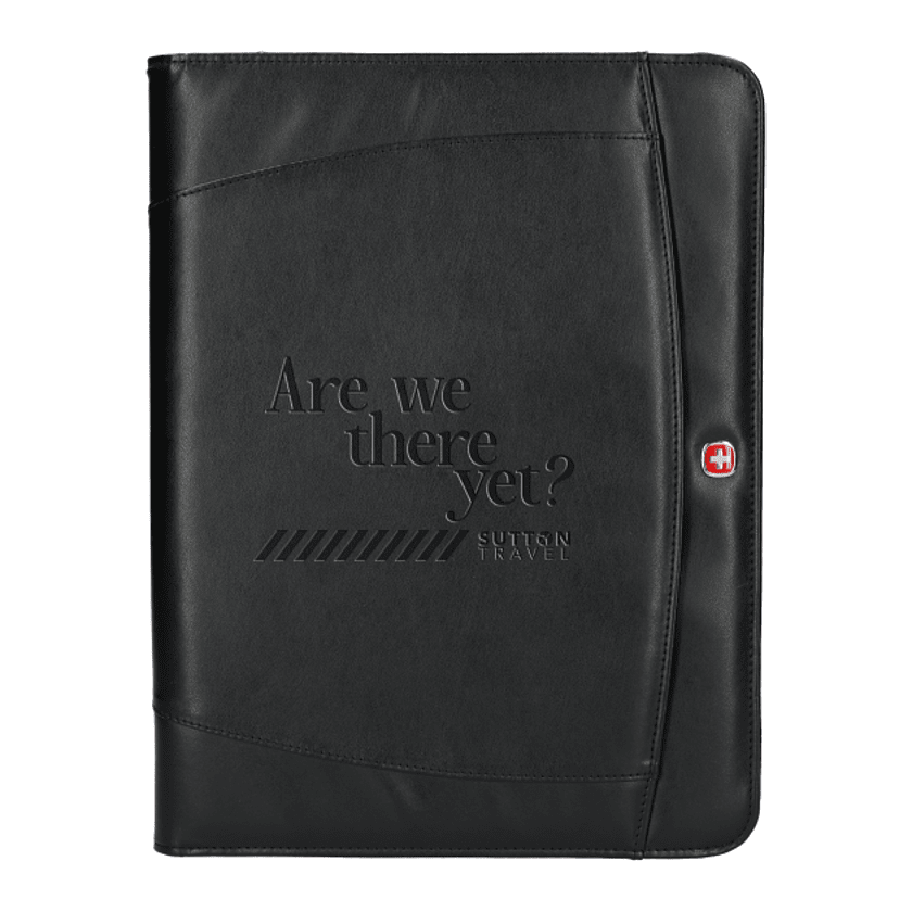 Wenger Recycled Zippered Padfolio Closed