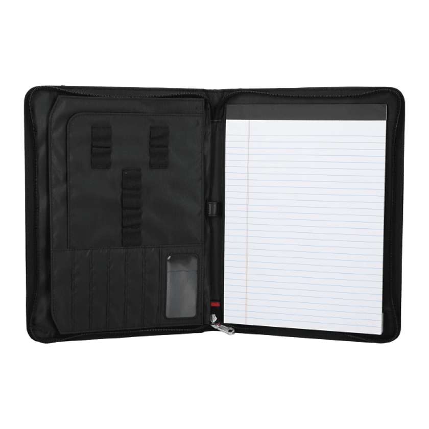 Wenger Recycled Zippered Padfolio Open