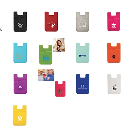 Silicone Phone Wallet Group