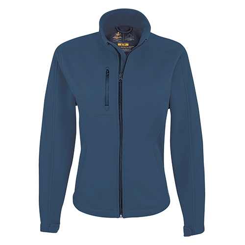 Performance Softshell Jacket Grey Navy