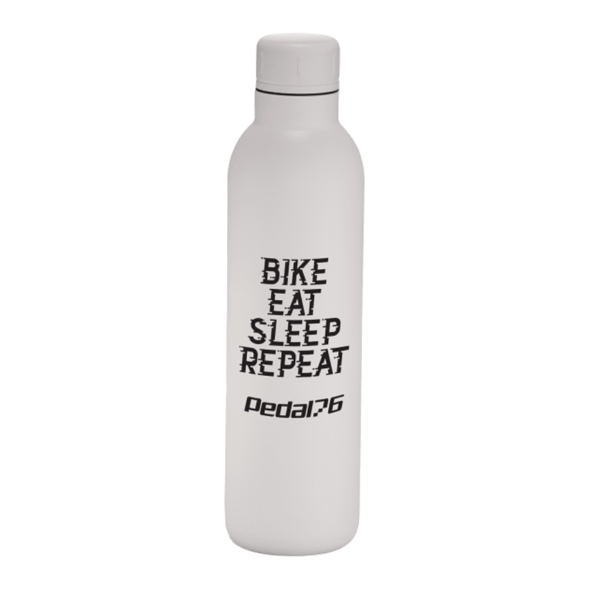 thor copper vacuum insulated bottle 17oz white