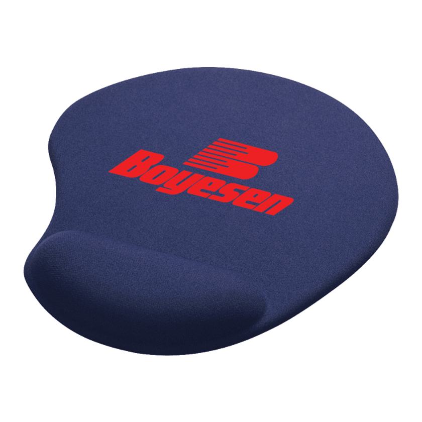 Solid Jersey Gel Mouse Pad / Wrist Rest BLUE