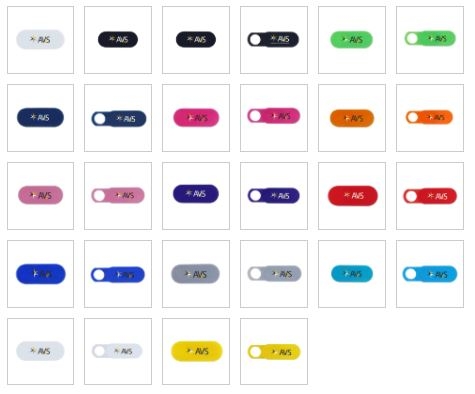 Custom Webcam Cover Colours