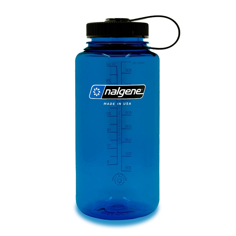 nalgene cadet sustainable bottle 32oz blue