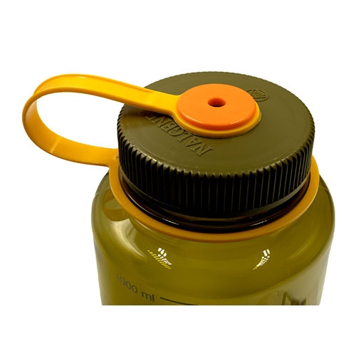 nalgene cadet sustainable bottle 32oz olive lid